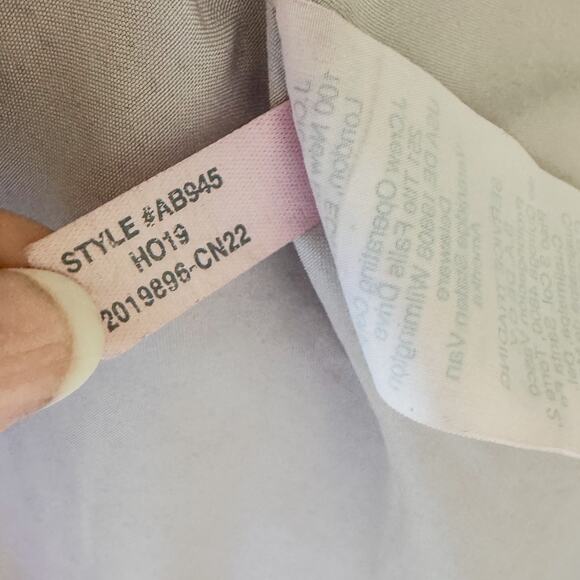 J. Crew Wool Blend Full Zip City Coat in Heather Dusk Grey, Women's Size 10 - Picture 12 of 12